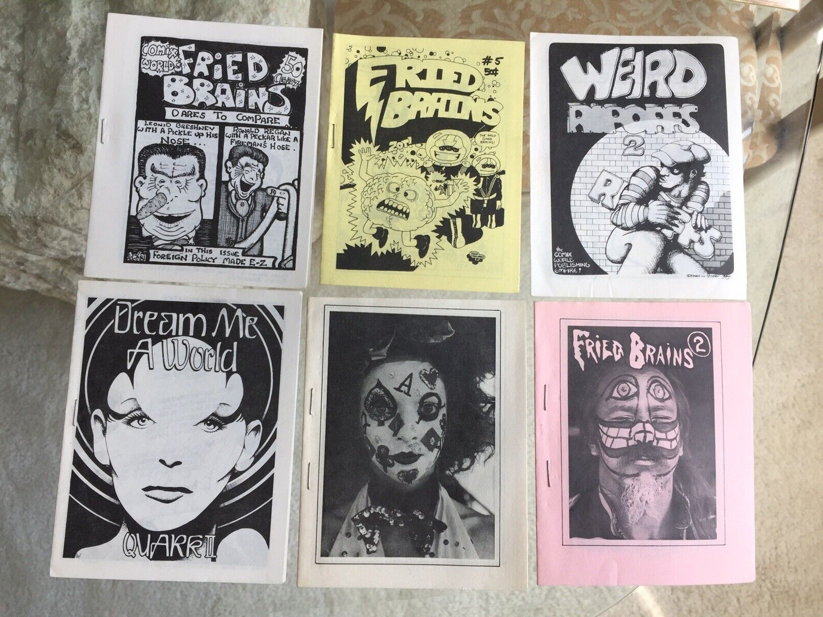 Underground Comic Vintage Set  6 Pc