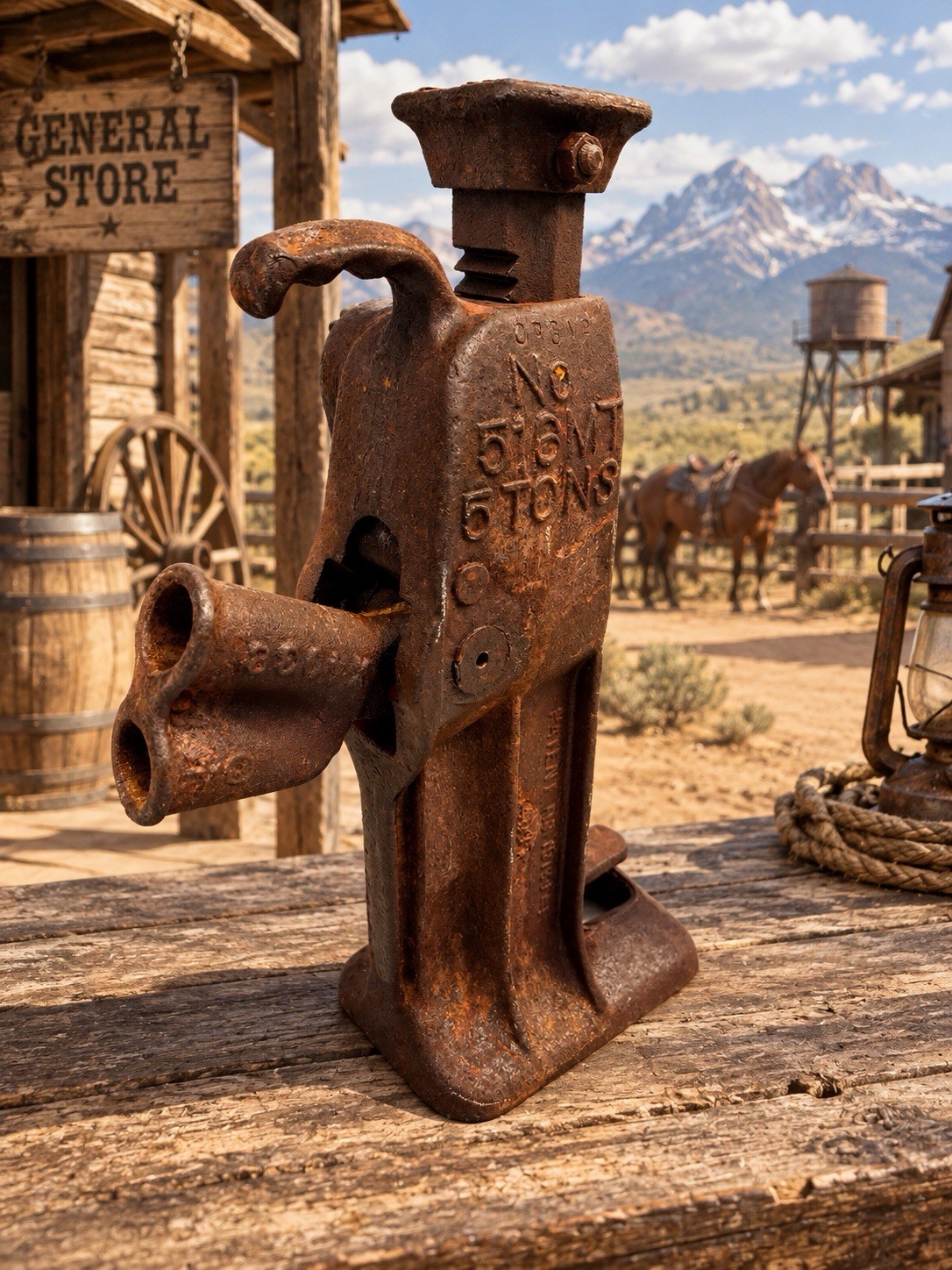 Duff Norton Barrett 516MT Railroad Jack 5 Ton