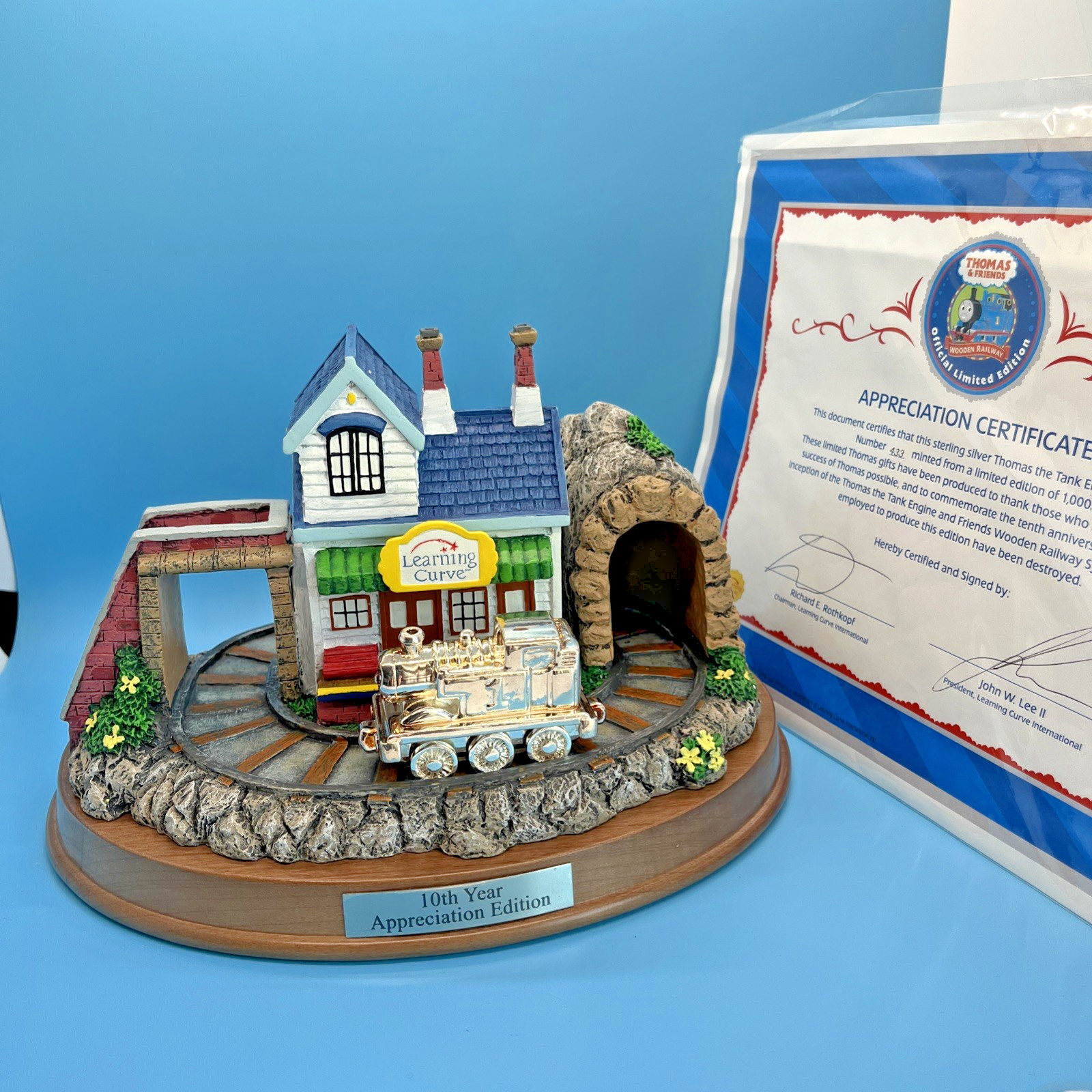Thomas The Tank Engine Limited Edition Sterling Silver Train Learning Curve#433