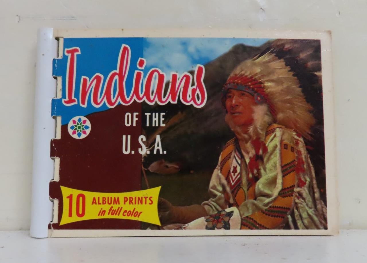 Vintage Souvenir Album: Indians of the U.S.A.
