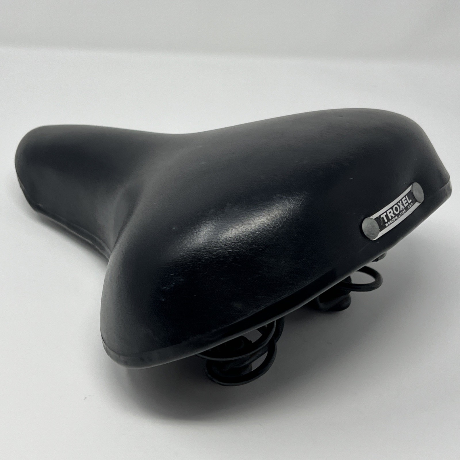Vintage Troxel Bicycle Spring Seat USA Black
