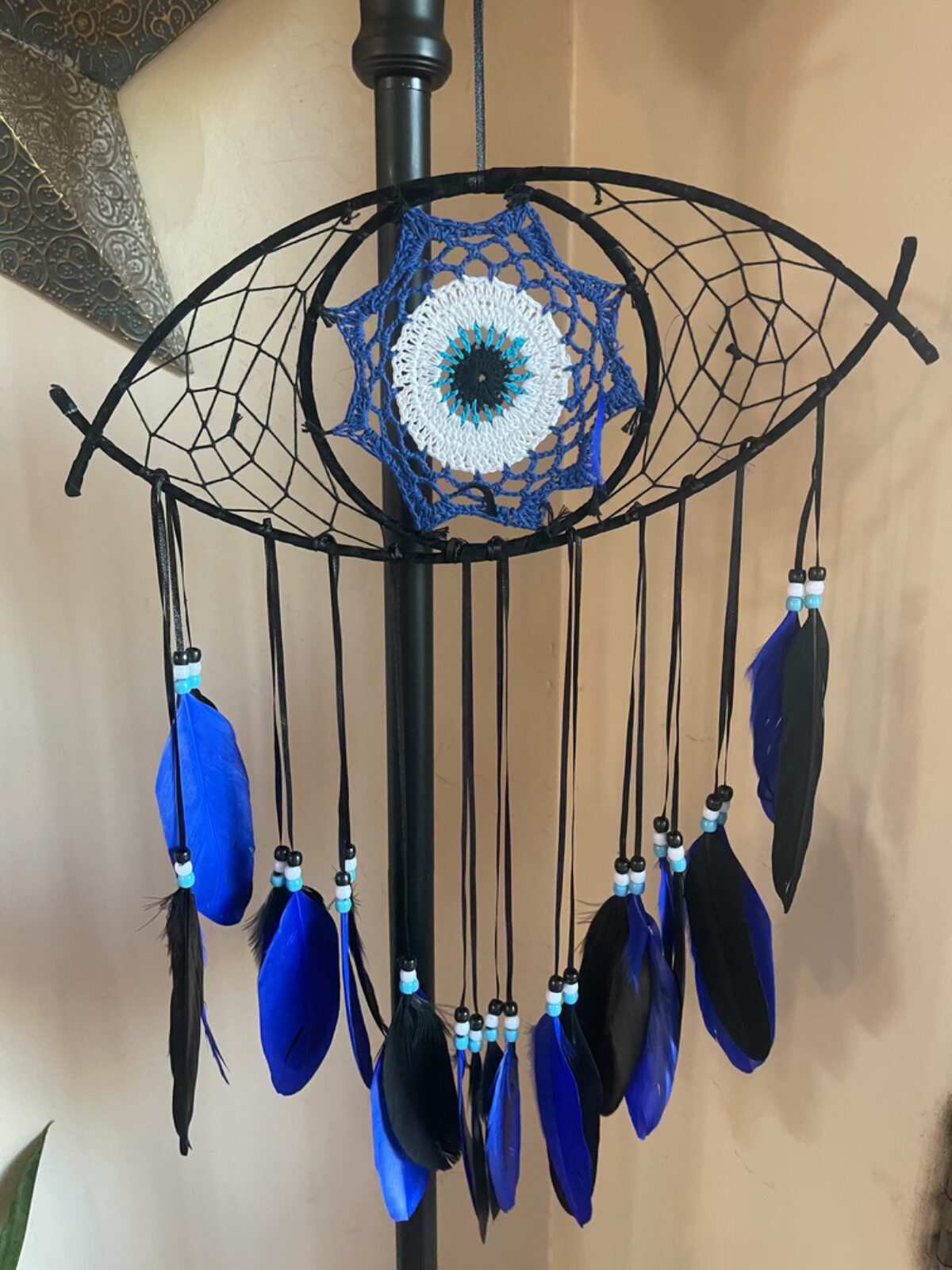 Dremisland Evil Eye Dream Catcher-Blue Black Catchers Blue-black