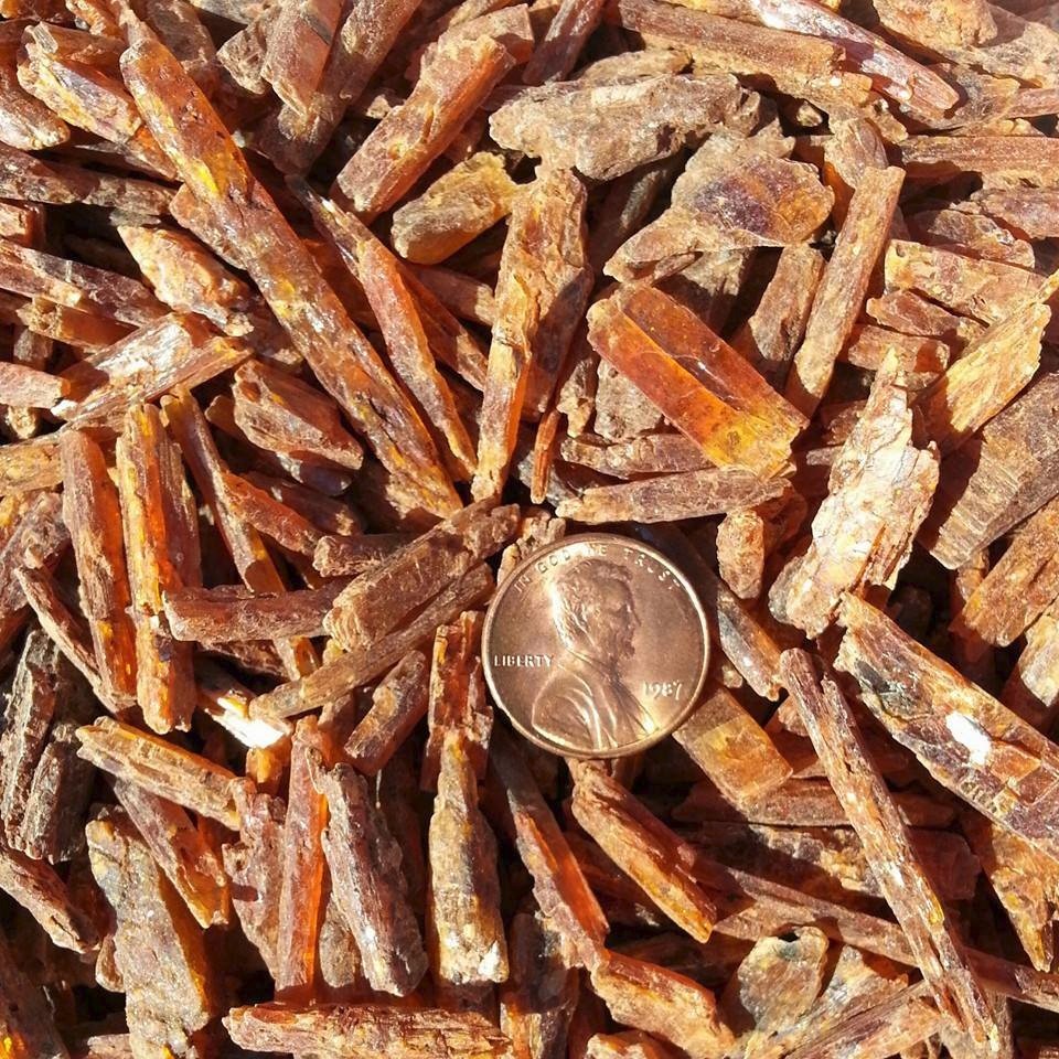 Orange Kyanite | Natural Sticks | 1/4LB