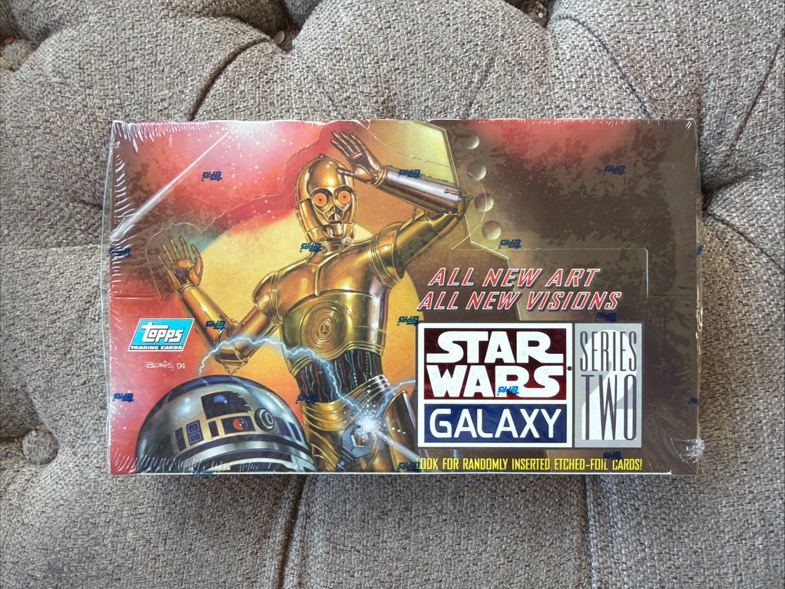 1994 Topps Star Wars Galaxy Trading Card Series 2 Etch Foil Cards Sealed Box