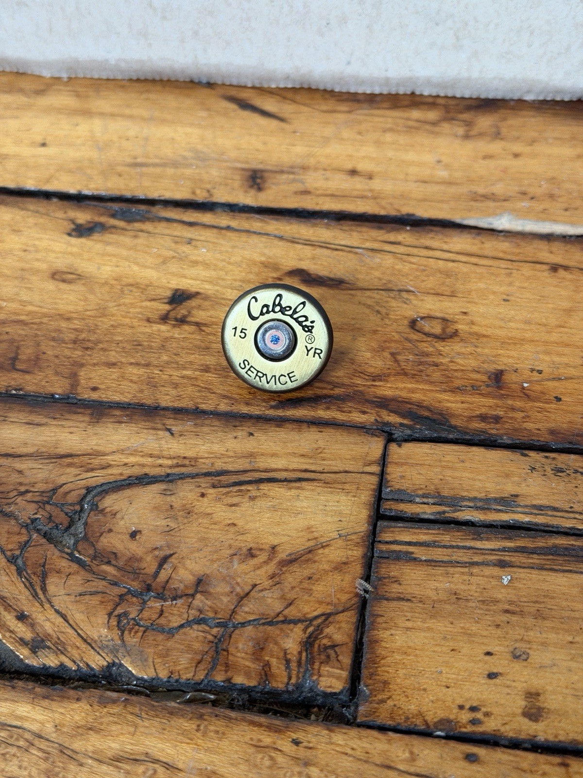 Cabela’s 15 Year Employee Service Pin Award Lapel Badge Vintage