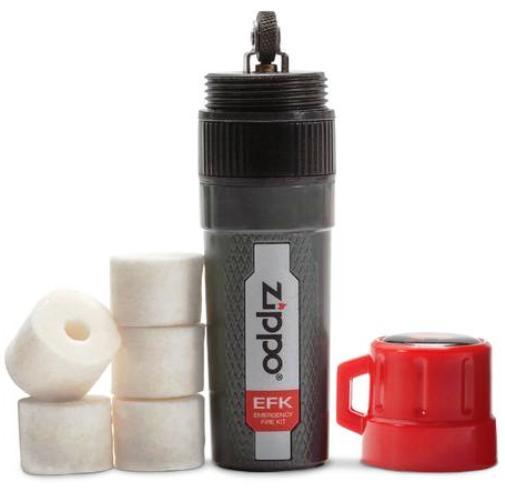 Zippo Outdoor Reusable, Lightweight Emergency Fire Kit Tinder Included 40478