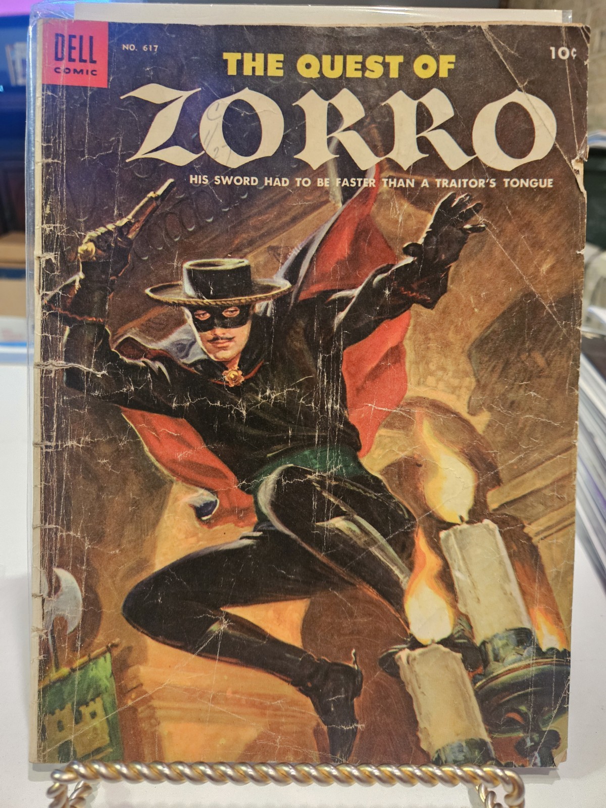 The Quest of Zorro #617 (Dell Comics, 1955).