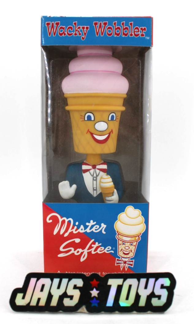 Wacky Wobbler Bobblehead Mister Softee 2002 Funko New in Box