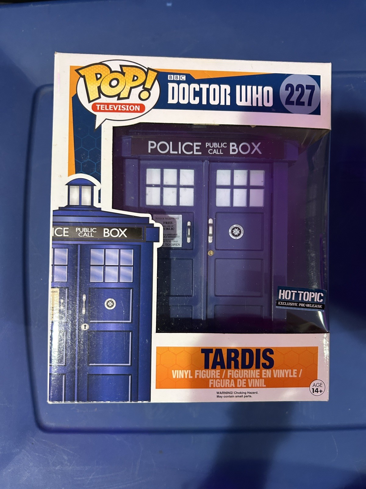 NEW Funko Pop COLLECTIBLE #227 BBC DOCTOR WHO TARDIS Vaulted FREE S/H