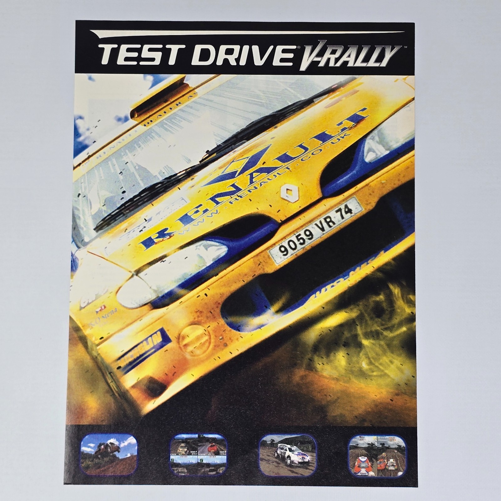 Test Drive V Rally PlayStation 2 PS2 Authentic Magazine Ad