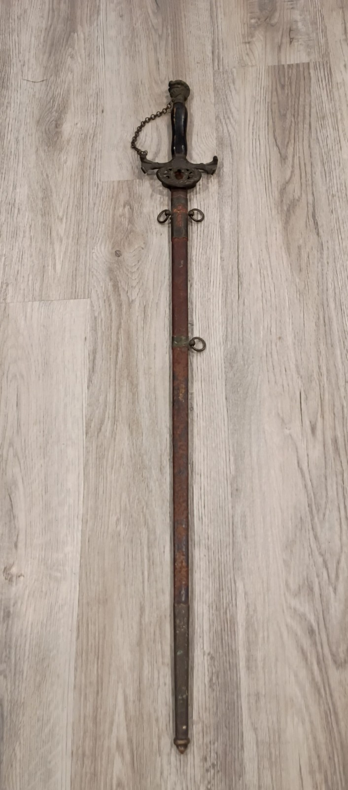 🌟1902 Ames Knights Templar Masonic Named Sword Dr Ralph Williams Berkshire MA⚔️