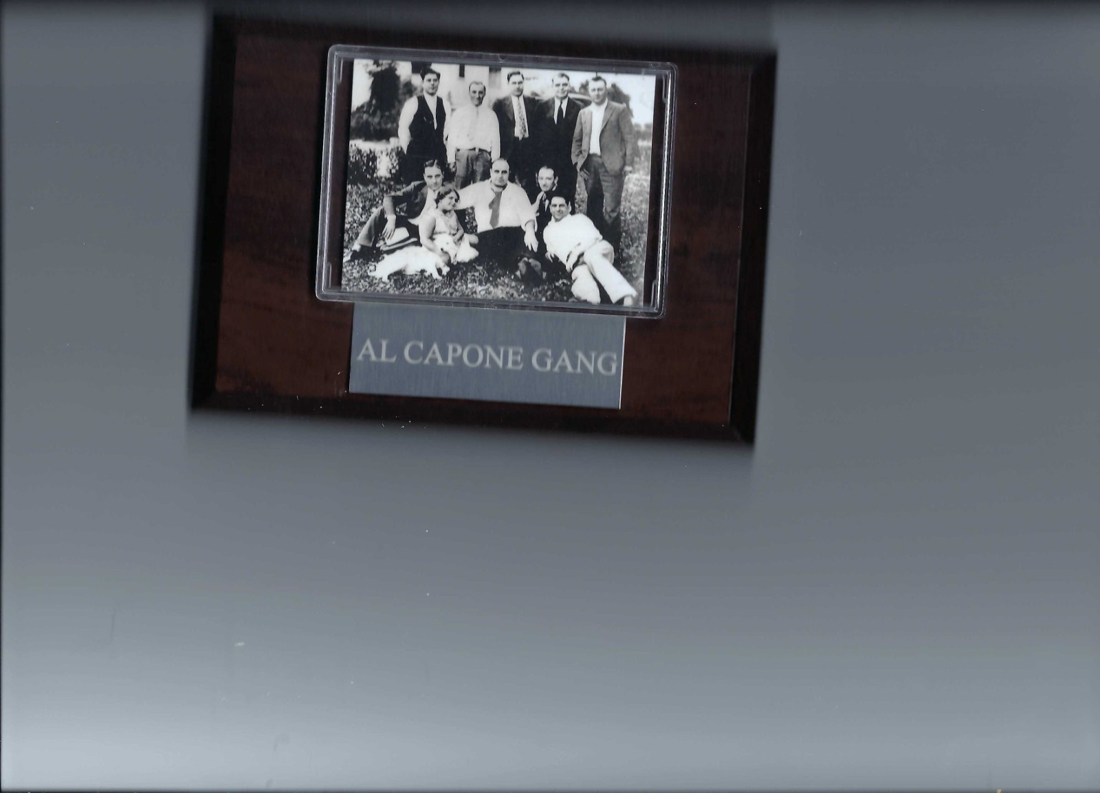 AL CAPONE GANG PLAQUE MAFIA ORGANIZED CRIME MOBSTER MOB