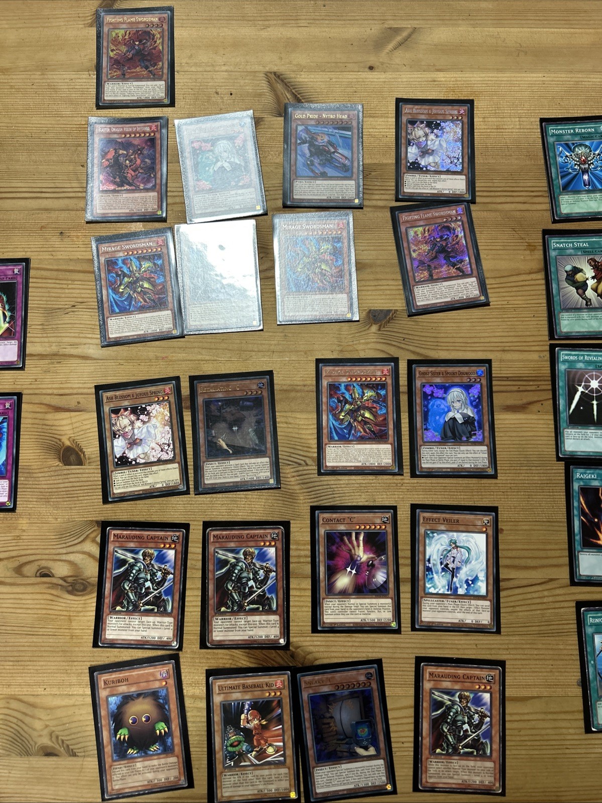 Modern Flame Swordsman Yugioh Deck And Deck box And Spare Earthbound Deck