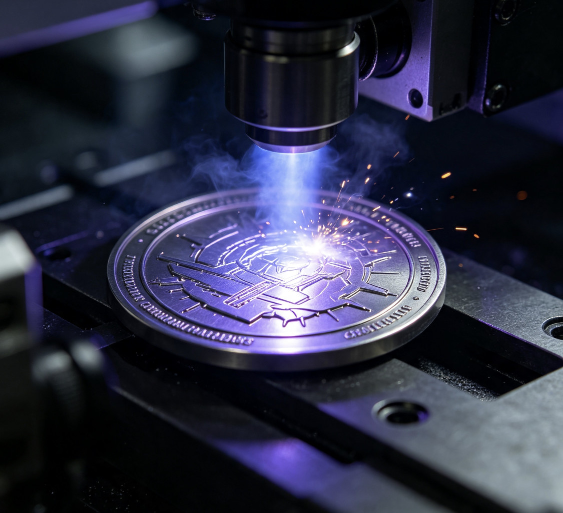 Custom Laser Numbering Engraving Service for Challenge Coin Add‑On