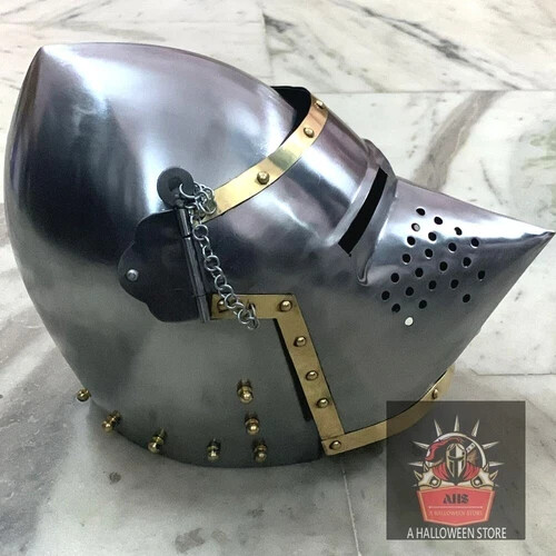 Pig Face Bascinet Medieval Antique Hound skull Vintage Look Designer Helmet Gift
