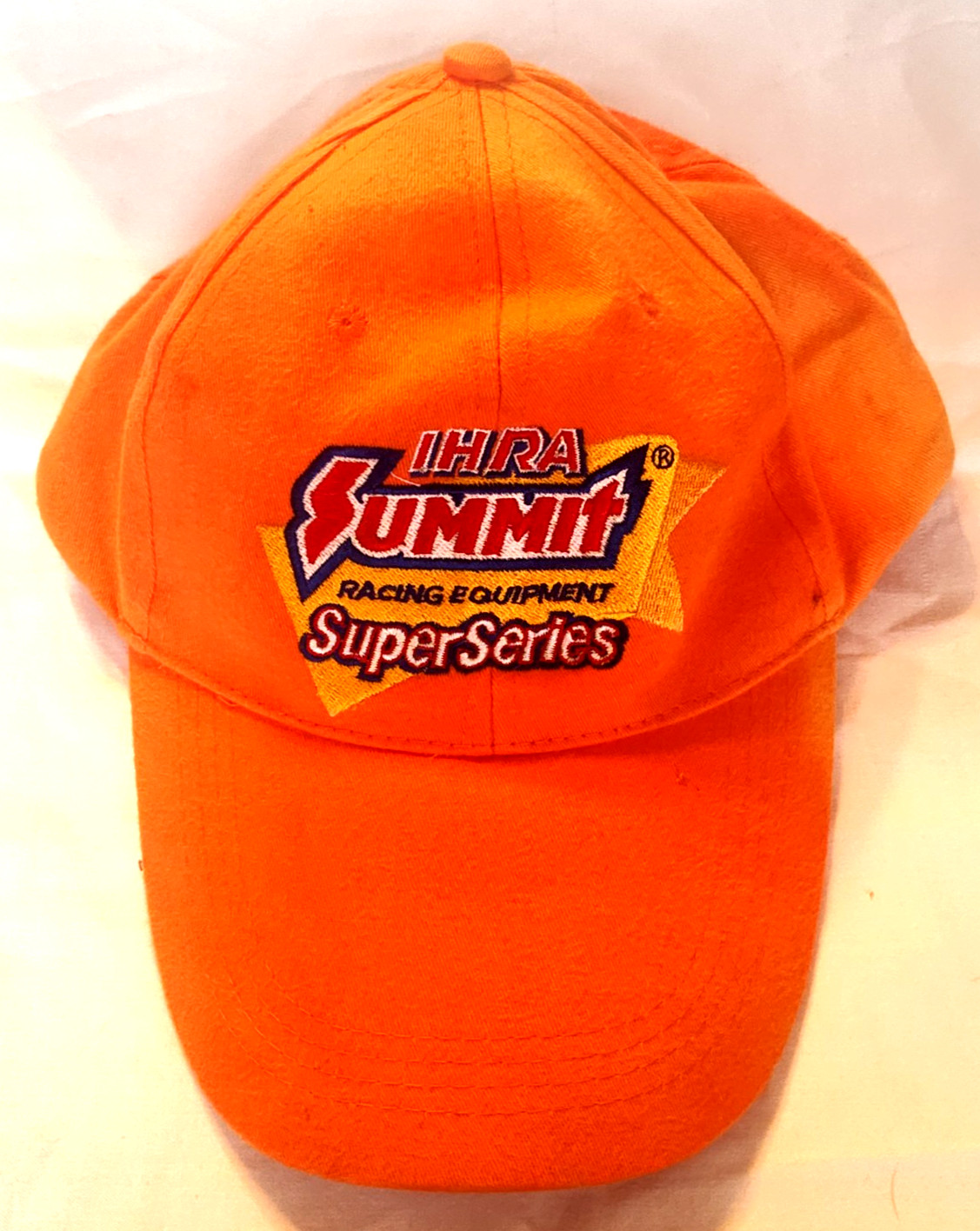 IHRA Summit Super Series Racing Equipment 2008 Orange Ball Cap Hat Fits Most