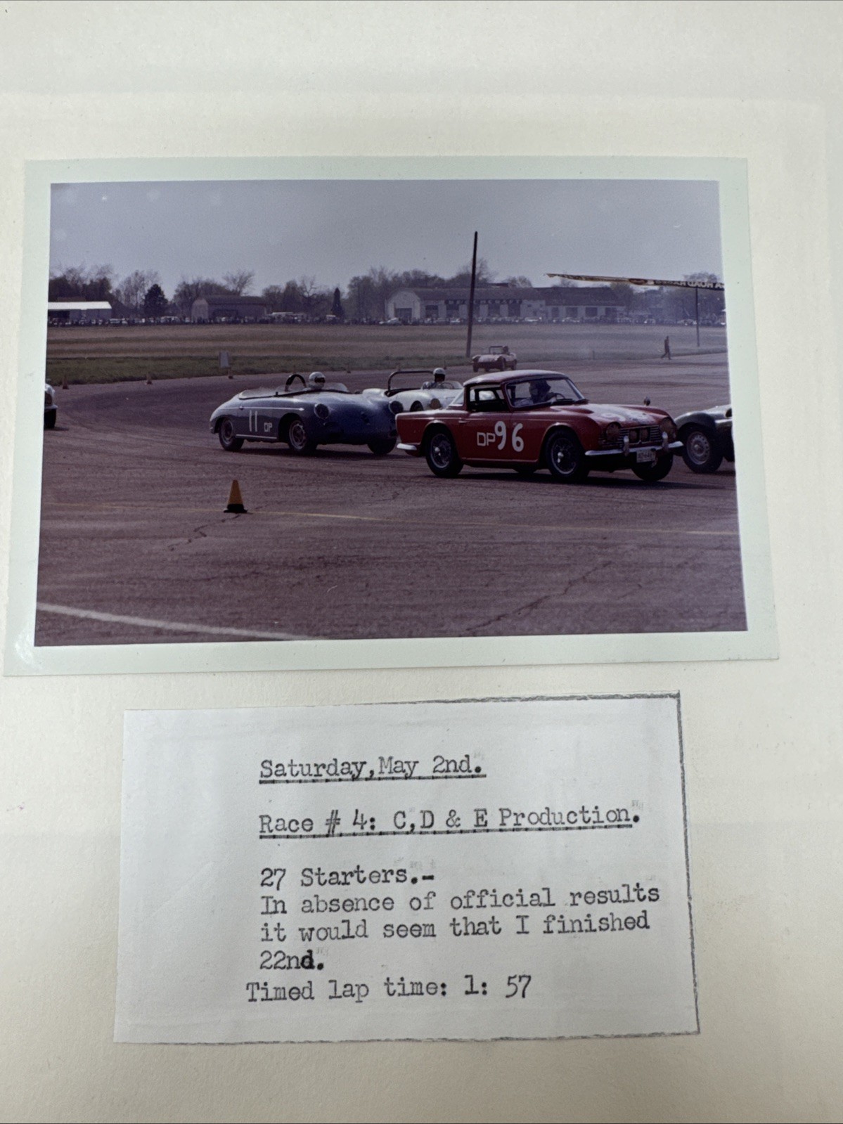 1964 SCCA Sports Car Racing Photo Album & Scrapbook Auto Great Lakes Michigan