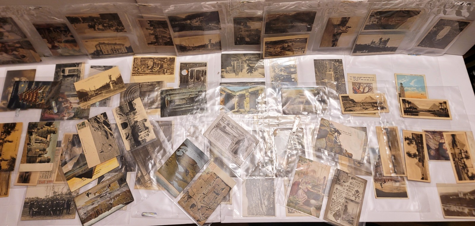 Collection 77 Foreign Postcards Early Egypt France Norway China used unused ***