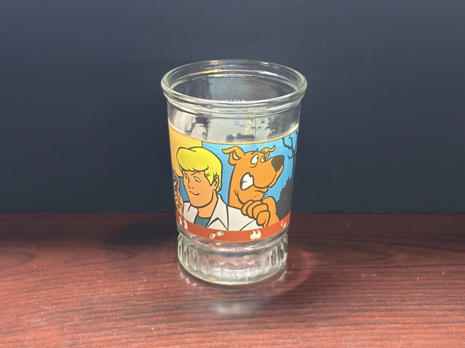 1999 Bama Jelly Scooby-Doo And The Witches Ghost Jar #4 Fred And Scooby-Doo