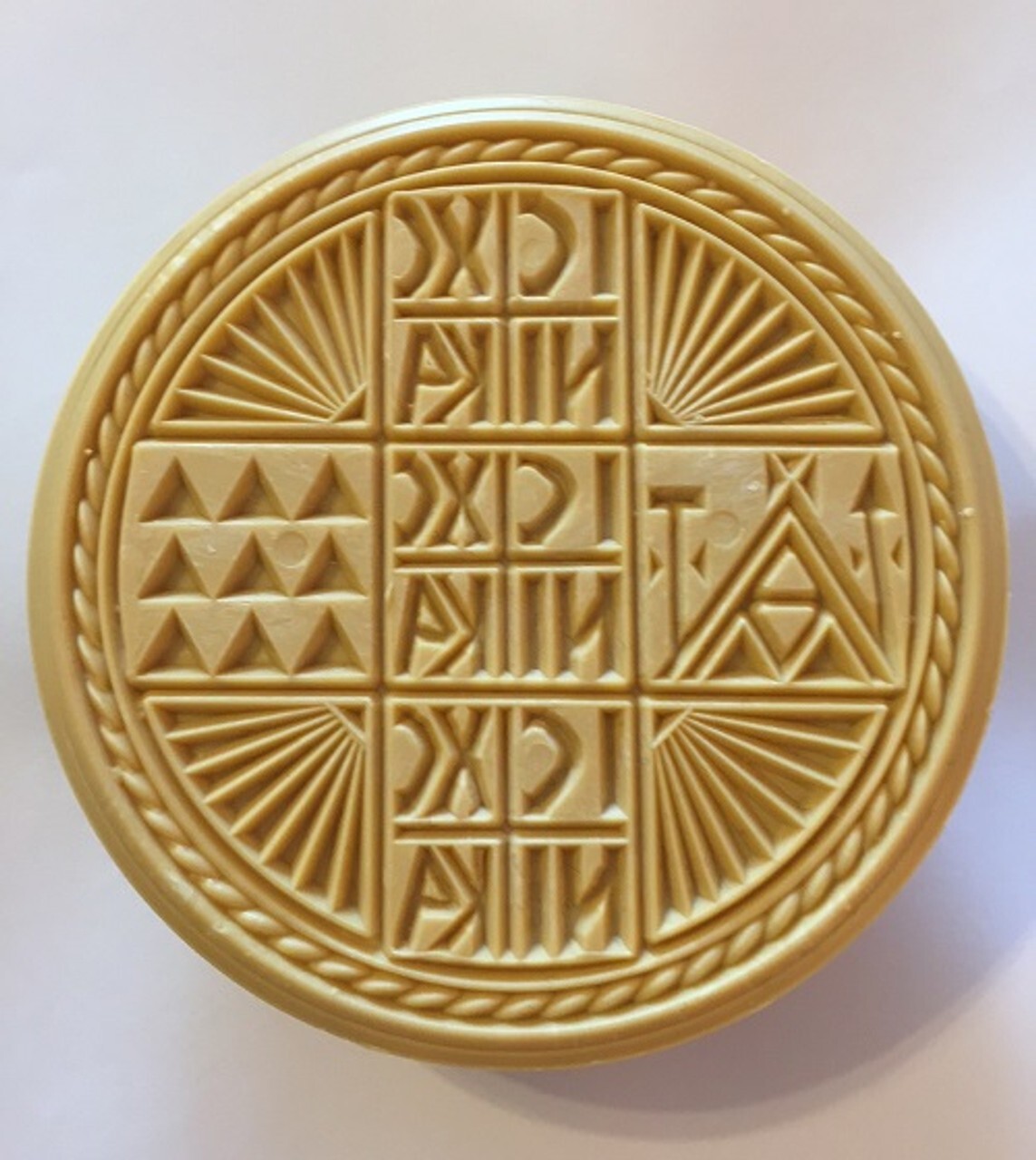 Orthodox Holy Bread Baking Stamp, Prosphora, Prosphoro, Qurban -Plastic 5.5\