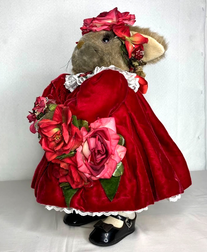 Vtg 1978 Apple Whimsey Christmas Bunny Limited Edition By Lita Gates 17