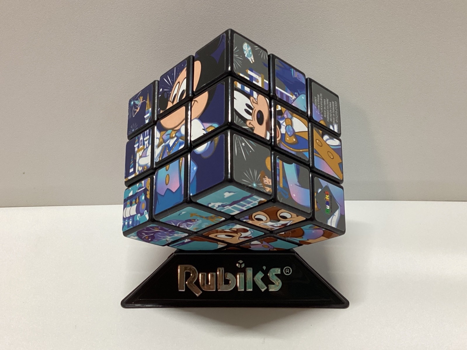 Disney Parks Rubik’s Cube 50th Anniversary Theme Park Edition With Stand