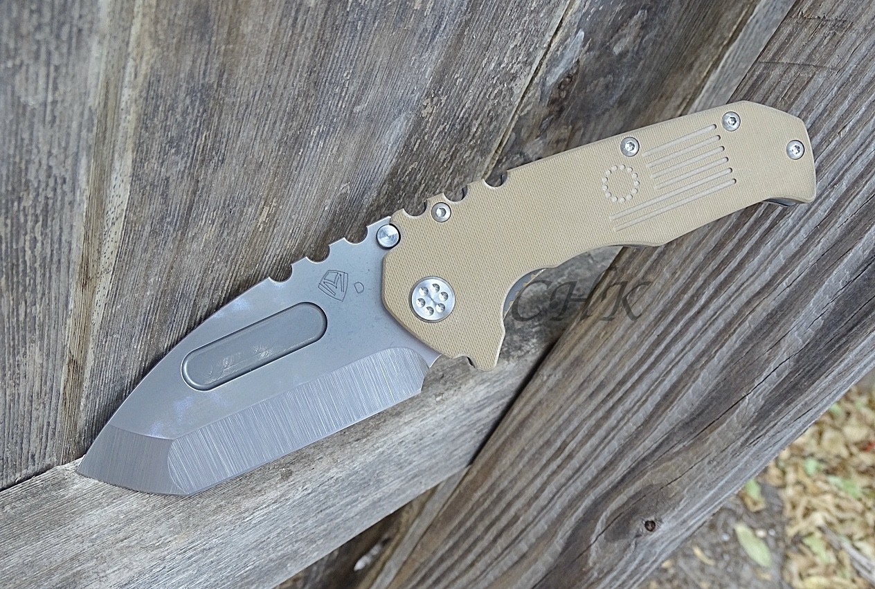 Medford Praetorian Scout Folding Knife Coyote Tan G-10 Tanto Blade - New