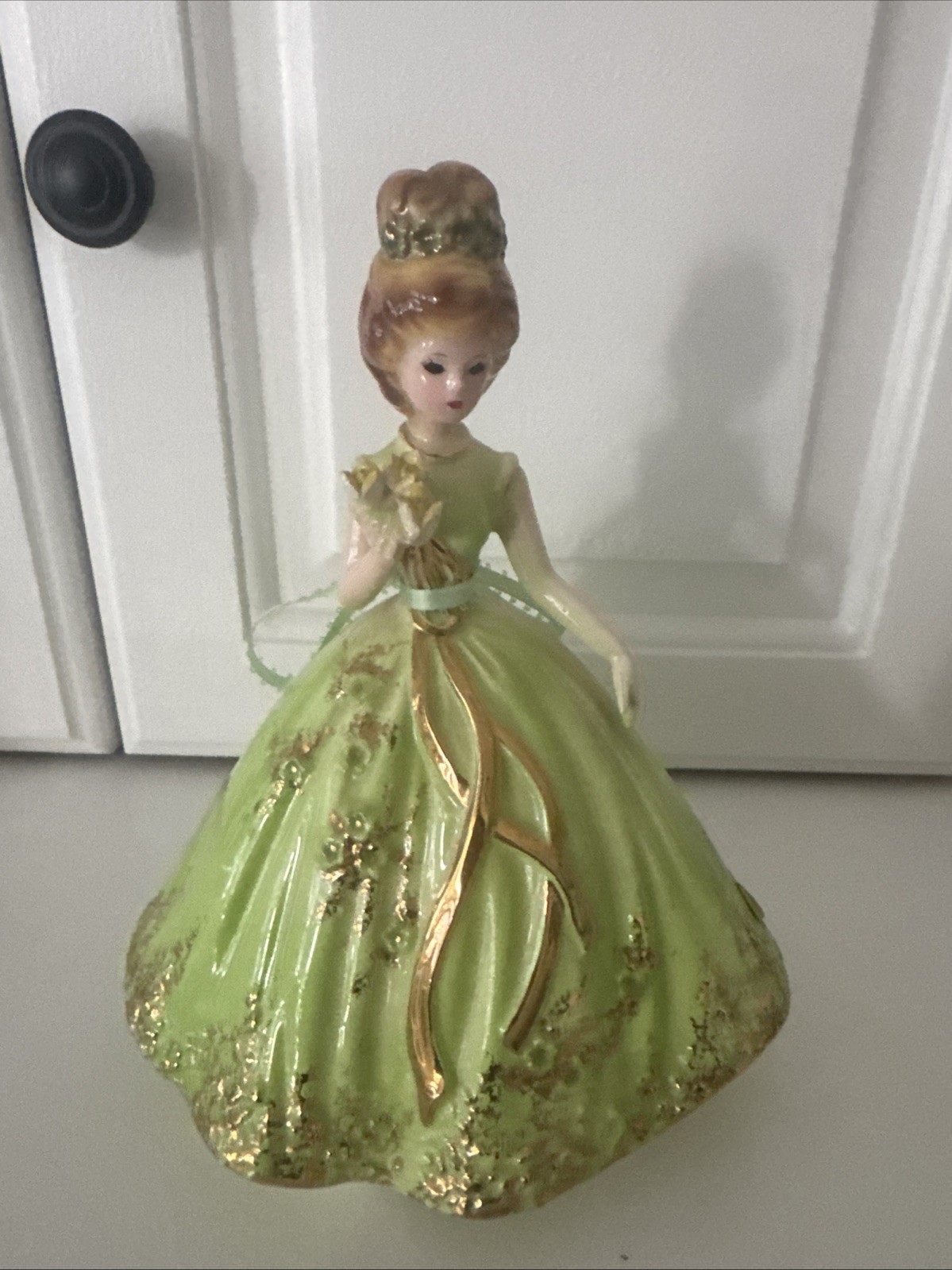 Vintage Josef Originals Green Dress Maid of Honor Romance Series Figurine
