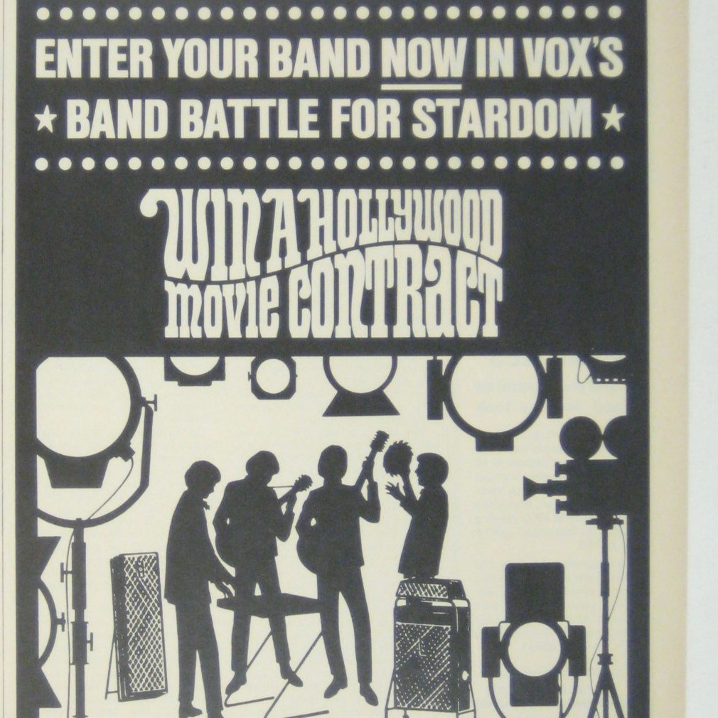 Enter Your Band In Voxs Band Battle For Stardom Hollywood Movie Advertisement