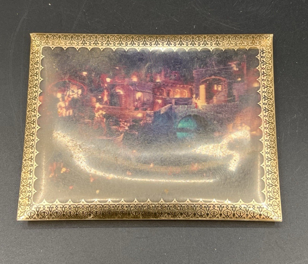 VTG Disneyland Pirates of the Caribbean 30th Anniversary Lenticular Art Card NEW