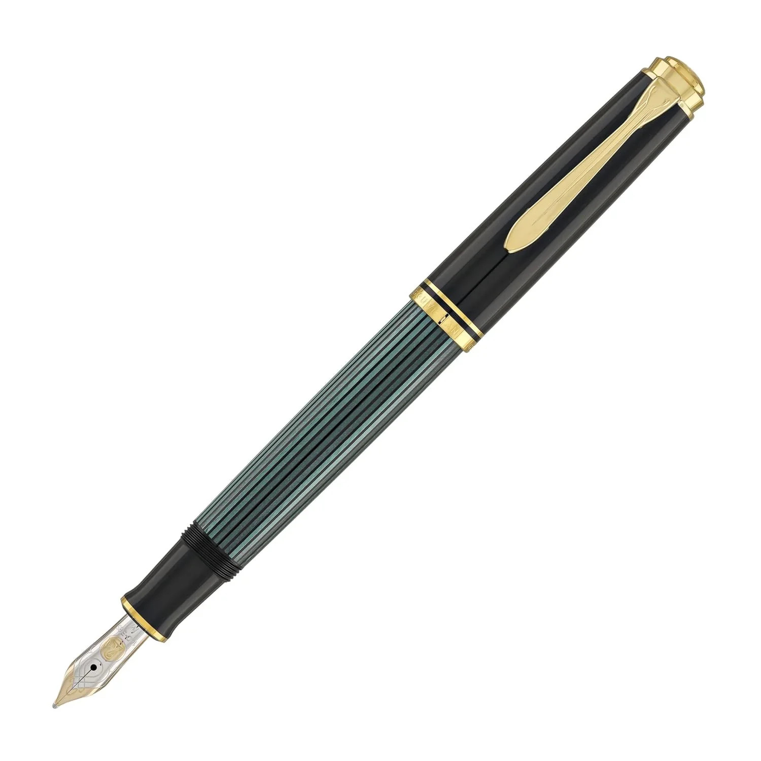 Pelikan Souveran M600 Fountain Pen - Black/Green