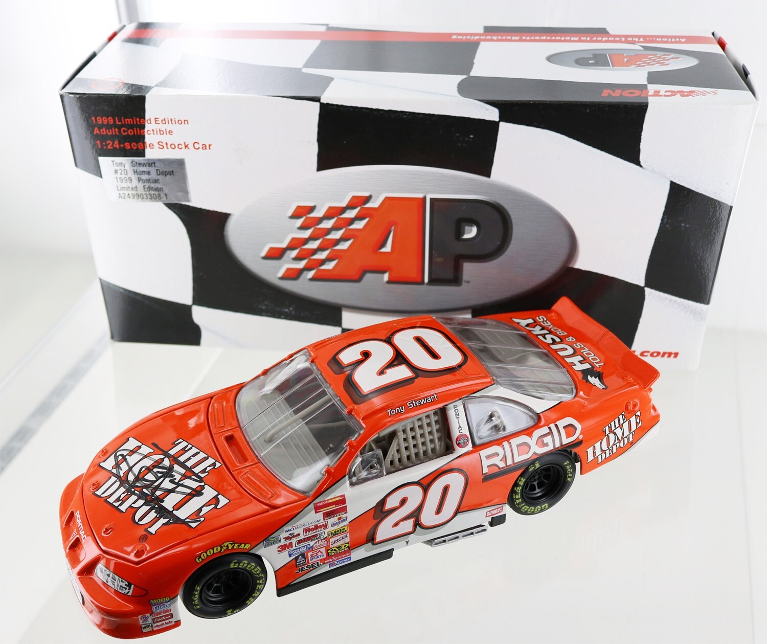 Tony Stewart.#20 Home Depot 1999 Pontiac.Rookie Car.
