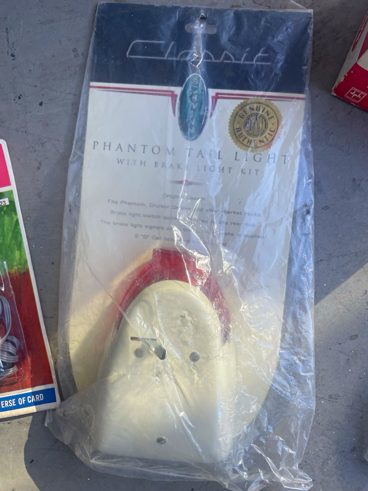 Schwinn Phantom Bicycle Tail Light Kit with Brake Light NOS