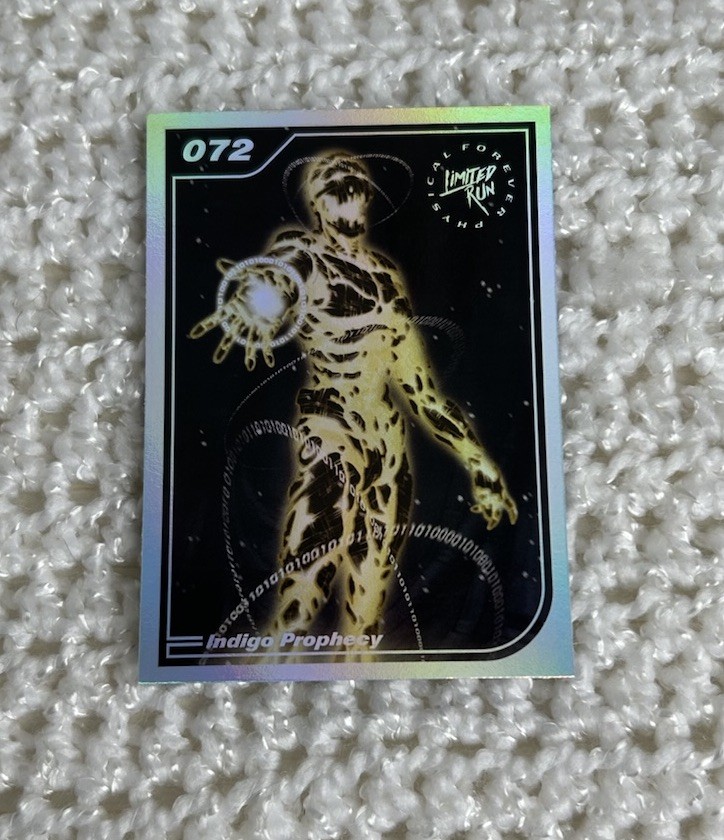 Indigo Prophecy Limited Run Games Silver Trading Card #072 RARE Series 2