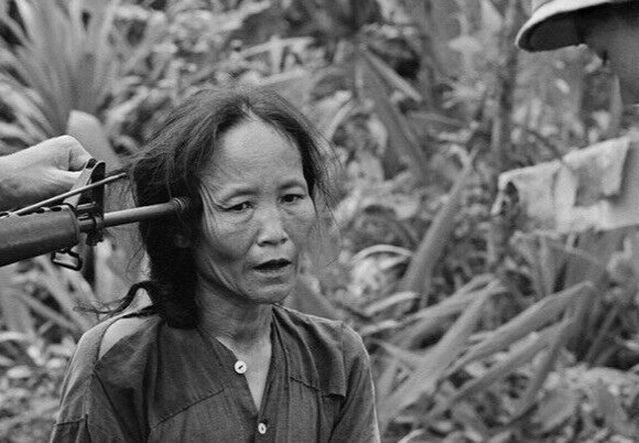 Vietnam  War  Photo --Captured Viet Cong (VC)