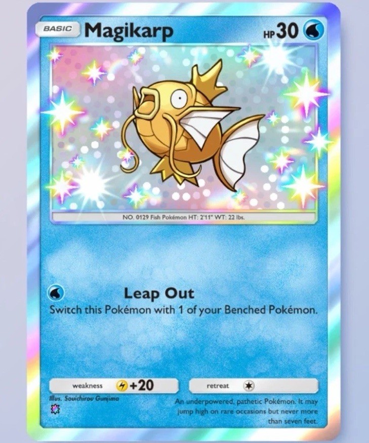 Pokemon TCG Pocket - Shiny Magikarp- 1 ⭐- Wisdom of Sea and Sky - ENGLISH
