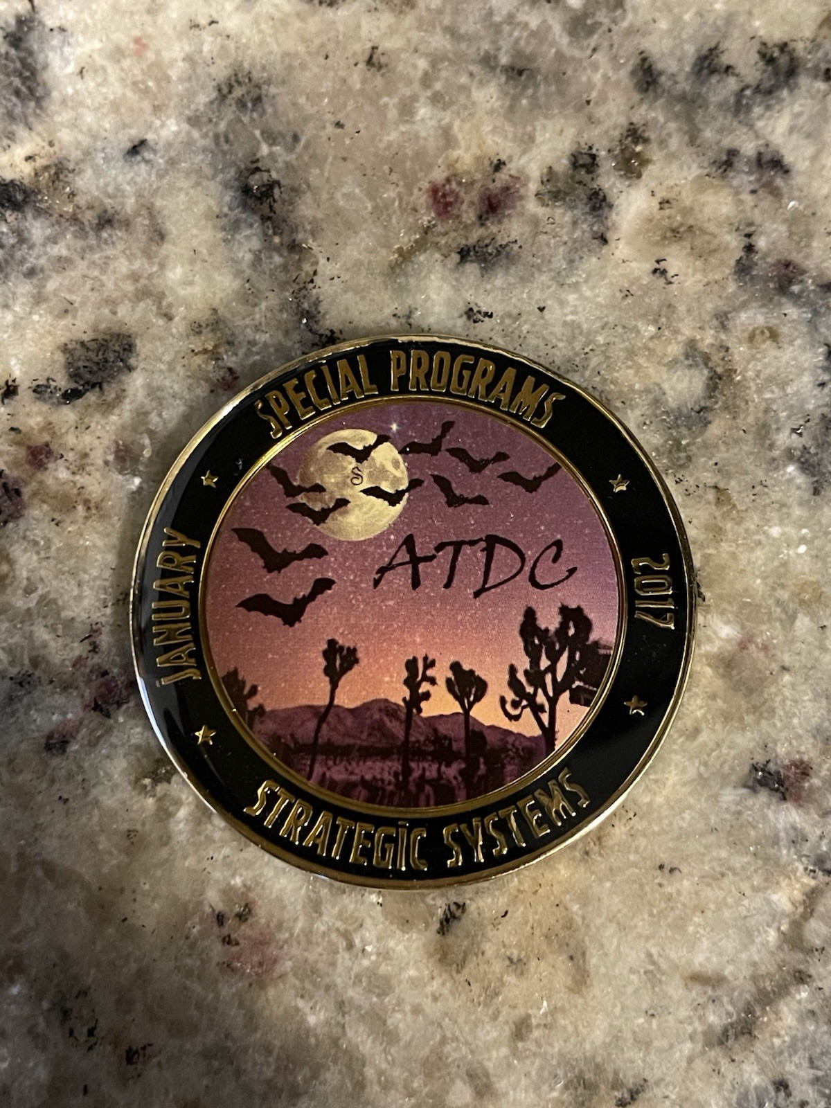 Northrop Grumman ATDC Special Programs Elvira 2017 Rare Challenge Coin