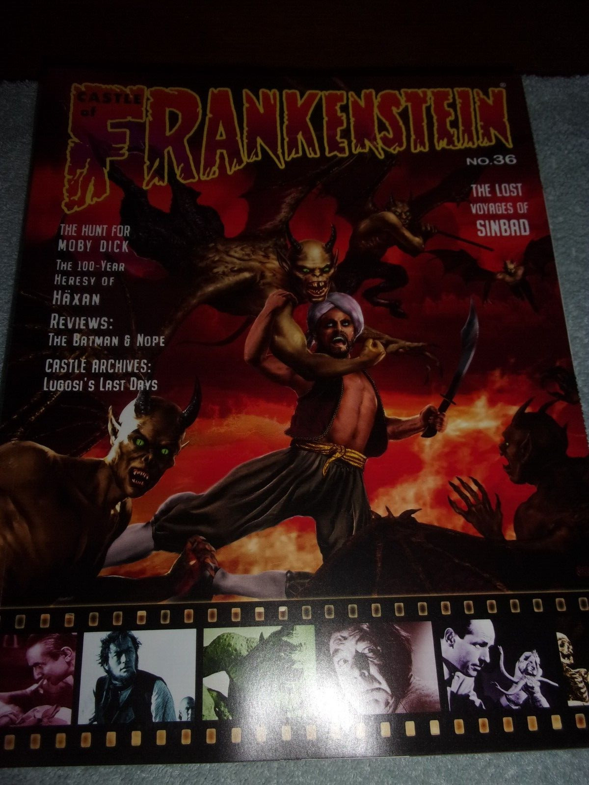 CASTLE OF FRANKENSTEIN NO. 36 - NEW - BAGGED AND BAORDED