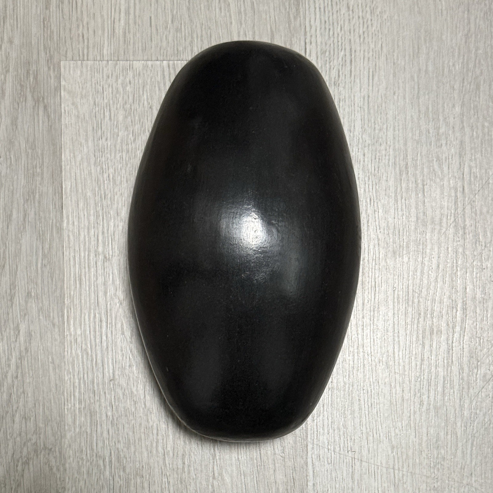 Black 9 Inch Shiva Lingam Natural stone from Narmada River India SL25B9.3