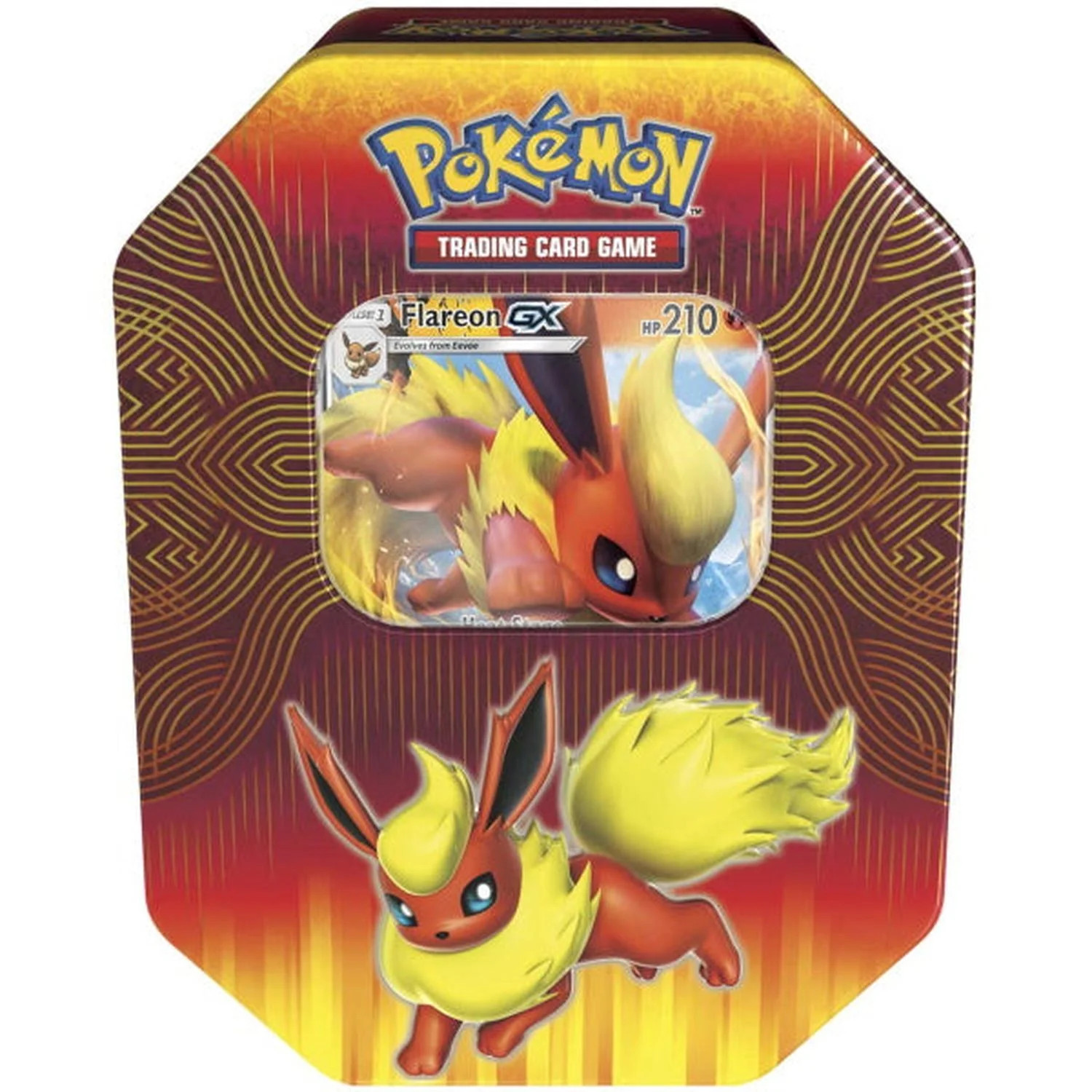 Pokemon TCG: Elemental Power Tin Featuring Flareon-GX (Sword and Shield Ver)