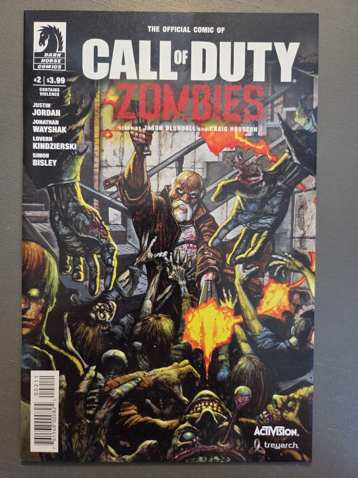 Call Of Duty Zombies 2 2017 Comic Dark Horse Activision Video Game