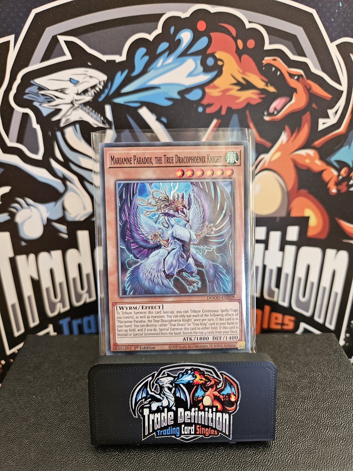 Yu Gi Oh - DOOD-EN019 Mariamne Paradox, the True Dracophoenix Knight - Common