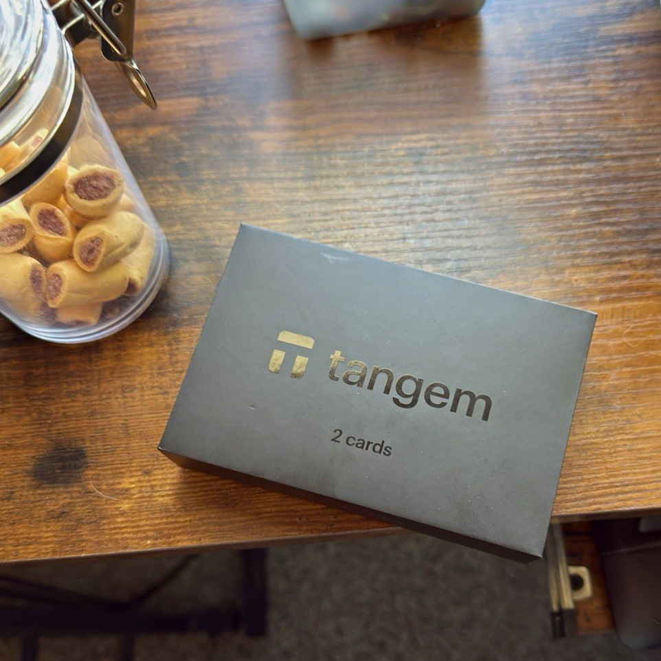 Tangem 2 Cards Crypto Wallet Card Set External Drive