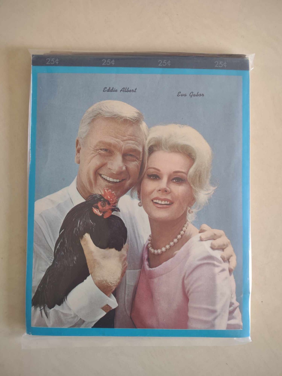 RARE GREEN ACRES WRITING TABLET , EDDIE ALBERT EVA GABOR
