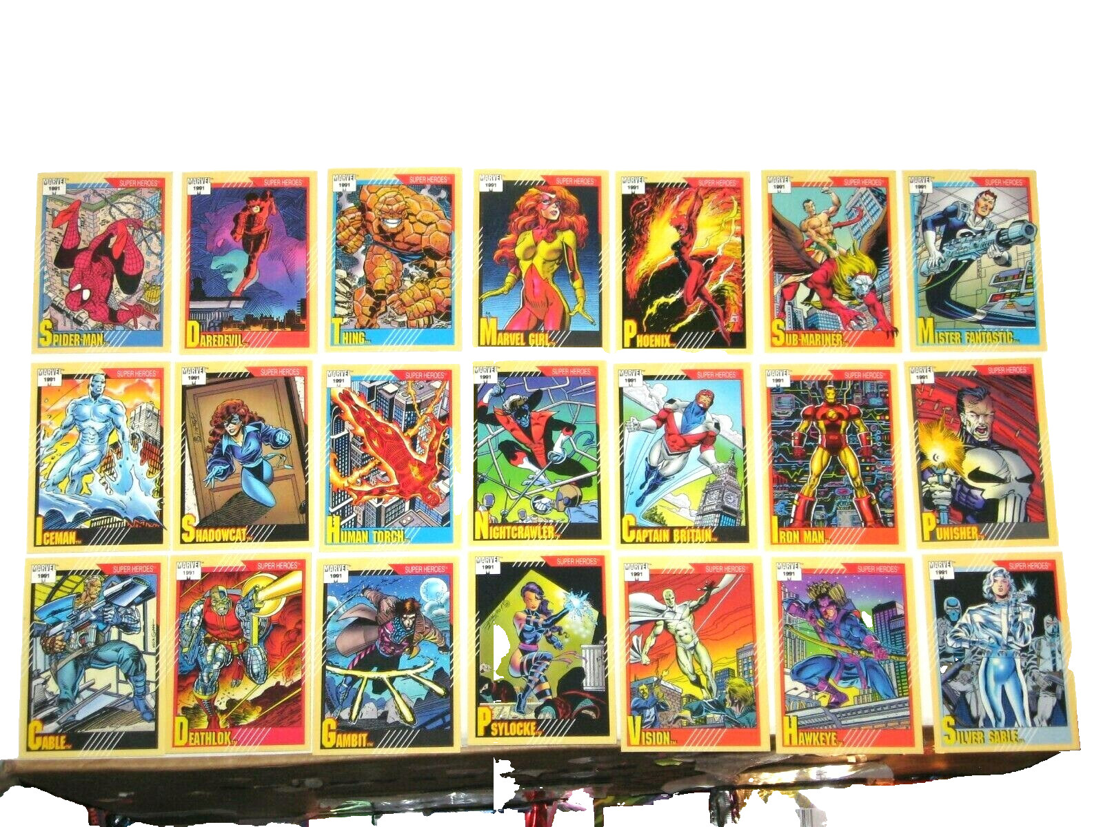 1991 Marvel Universe Series 2 Trading Card COMPLETE BASE SET #1-162 NM/M Impel