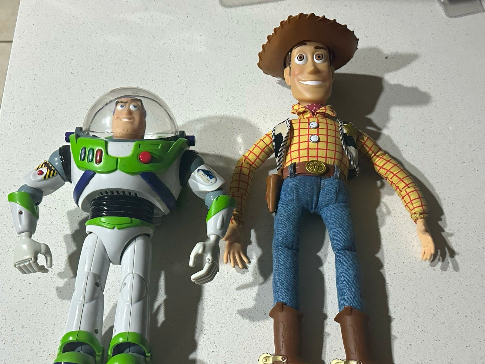 Toy Story Pixar Woody & Buzz Lightyear Figures thinkway