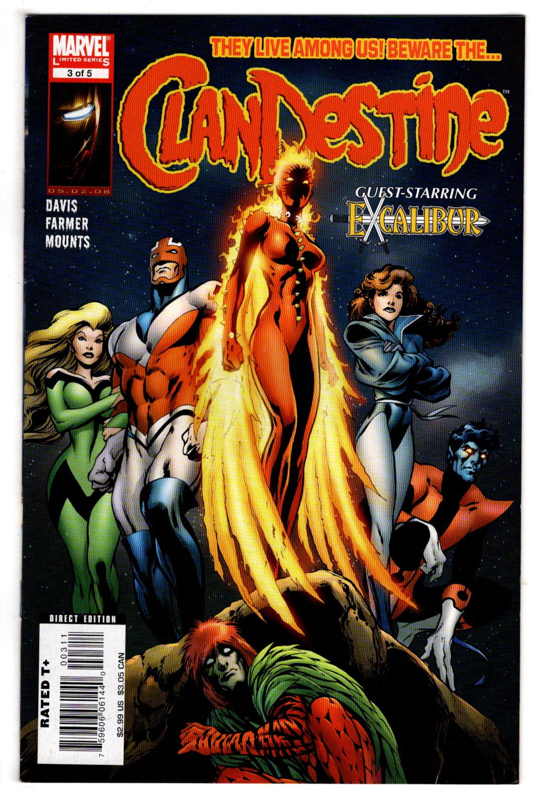 ClanDestine #3 (2008) - Marvel Comics