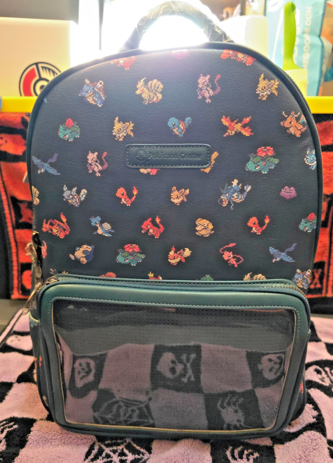 Pokemon Center Pixel Pin Collector Backpack - Exclusive - 2022 Brand New