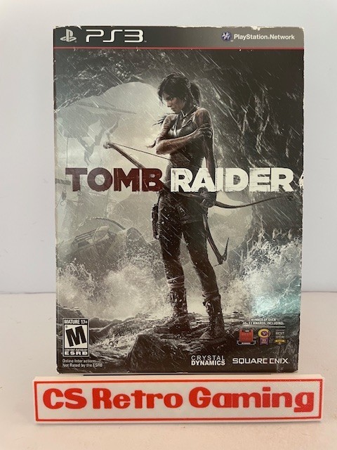 Tomb Raider Limited Edition (PlayStation 3, PS3) Complete w/ Comic 