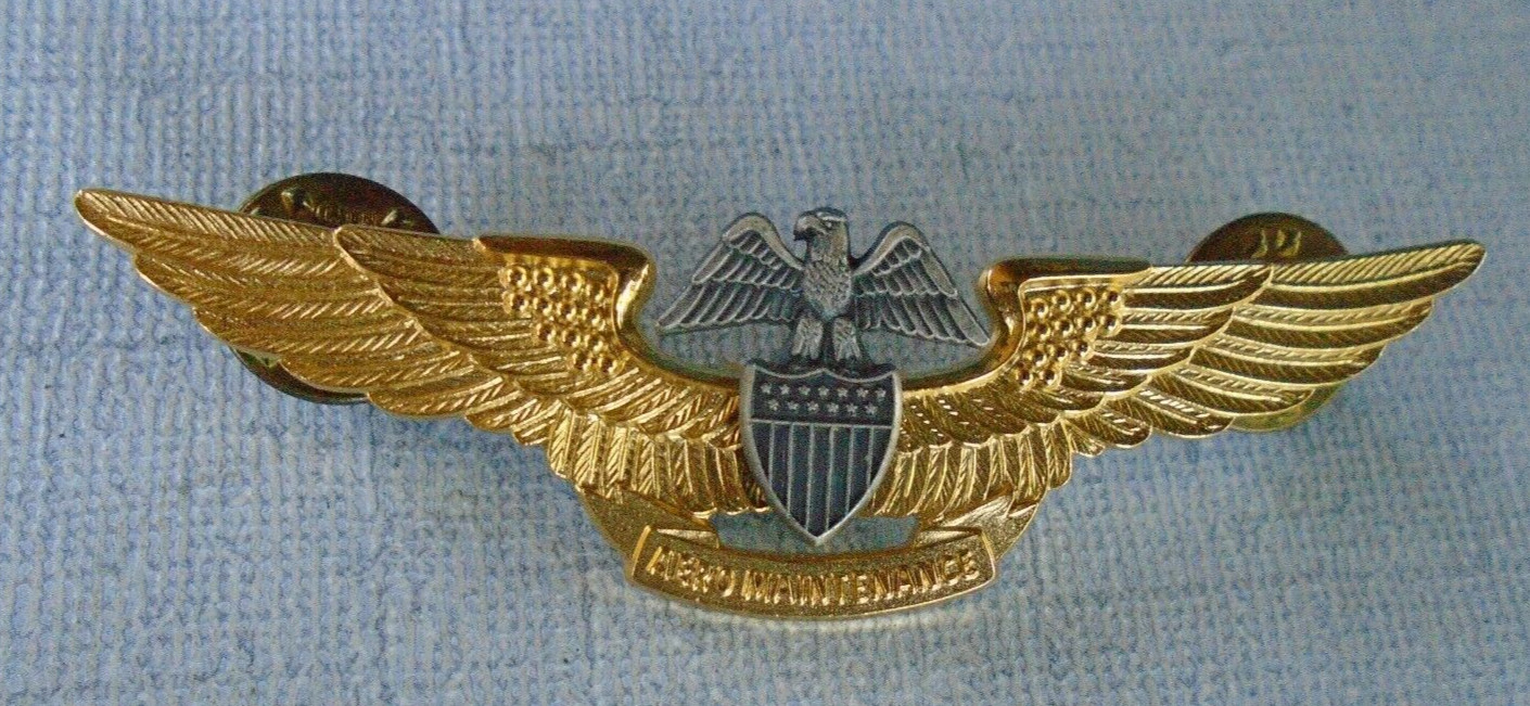 US Navy Aero Maintenance wings, V-21-N, made by Vanguard